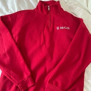 McGill University Half Zip